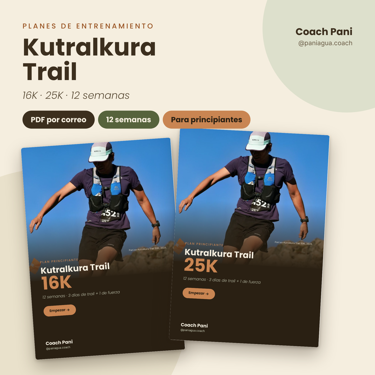 Plan Kutralkura Trail 16K